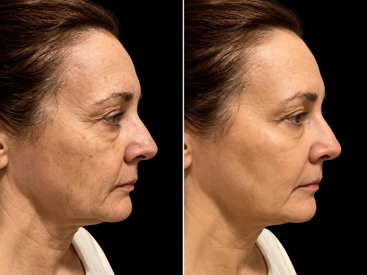 Resultado real do Hipro Full Face, comparativo de antes e depois